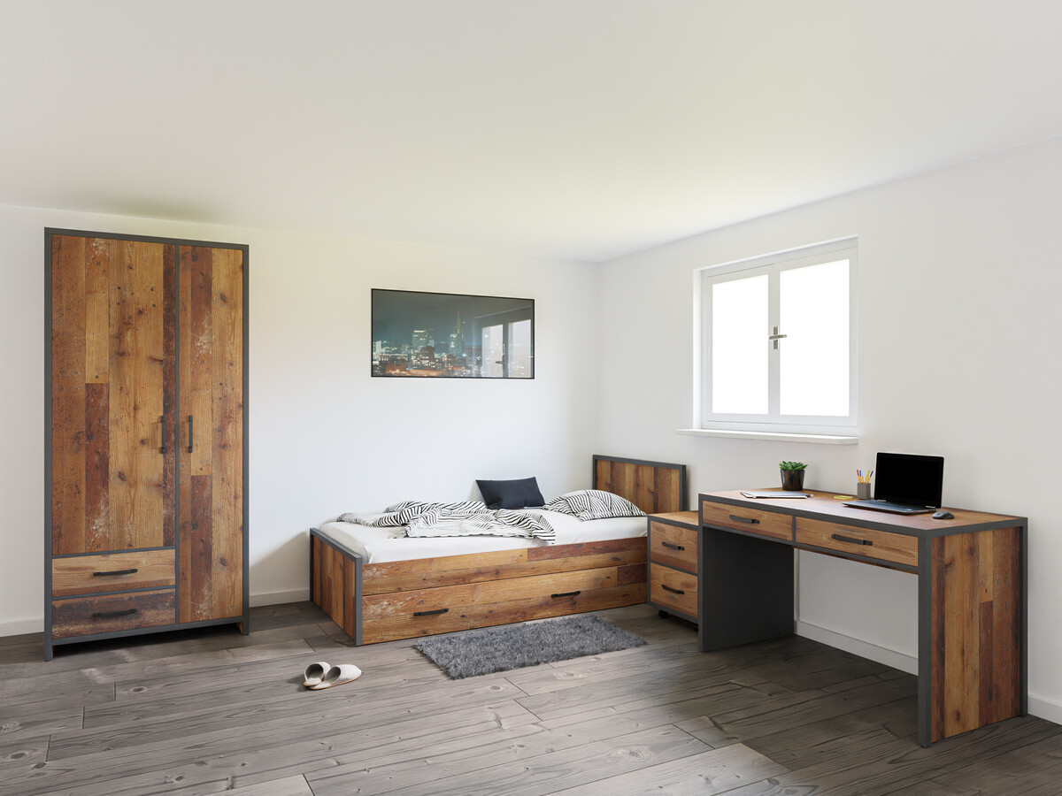 Set namještaja Belsera 111 (Smeđa + Siva Matera)