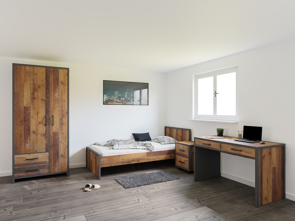 Set namještaja Belsera 111 (Smeđa + Siva Matera)