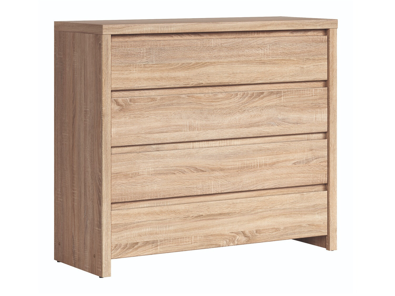 Komoda Nolroma 105 (Bijela + Sonoma hrast)