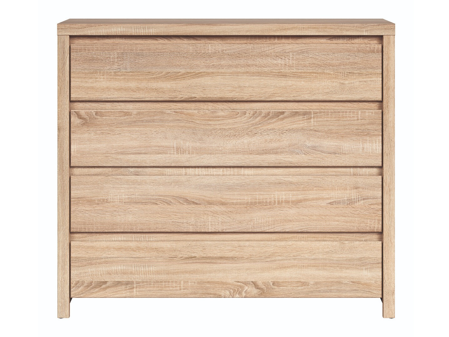 Komoda Nolroma 105 (Bijela + Sonoma hrast)