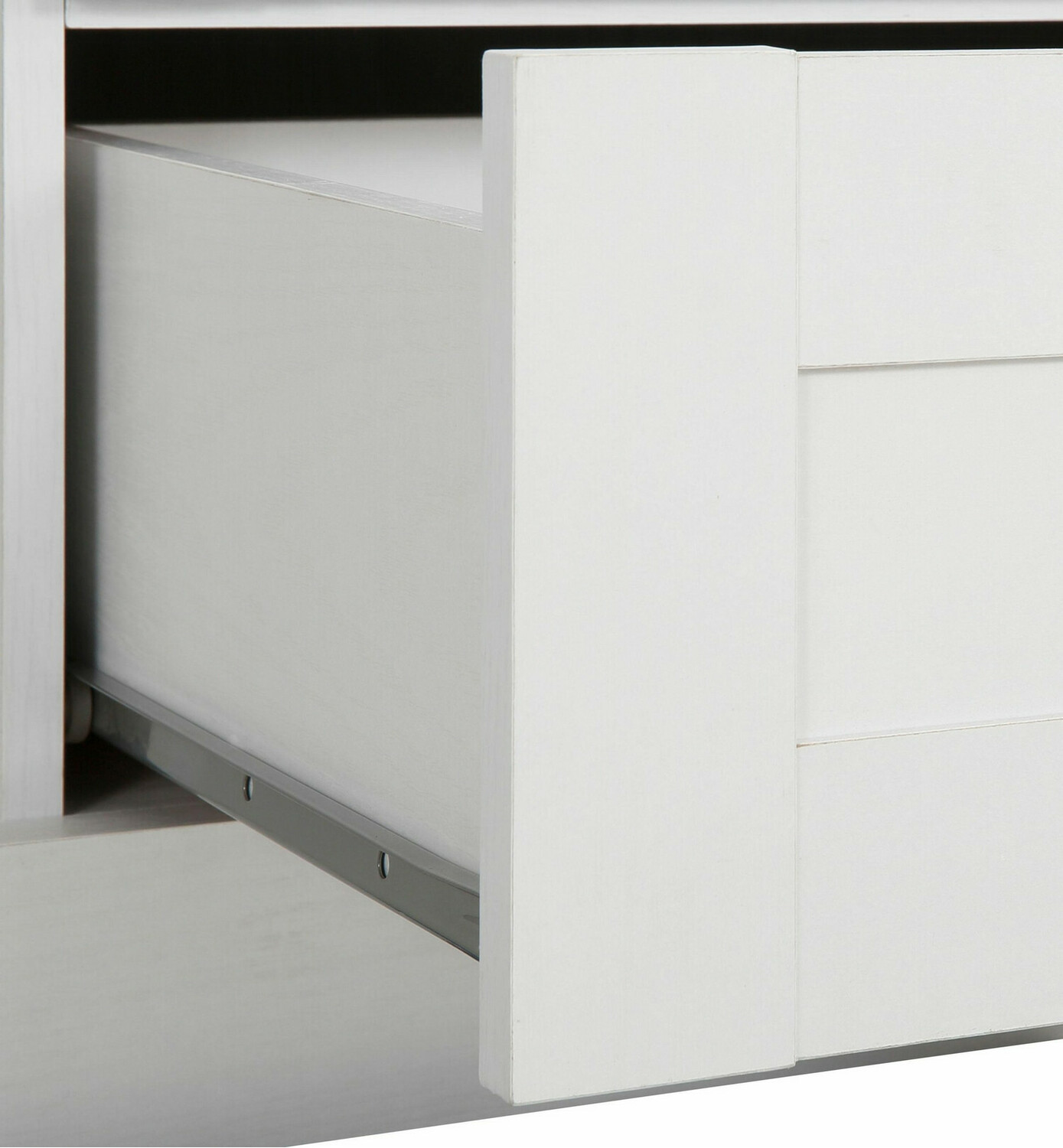 Komoda Lirveri 103 (Bijela + Lagani hrast)