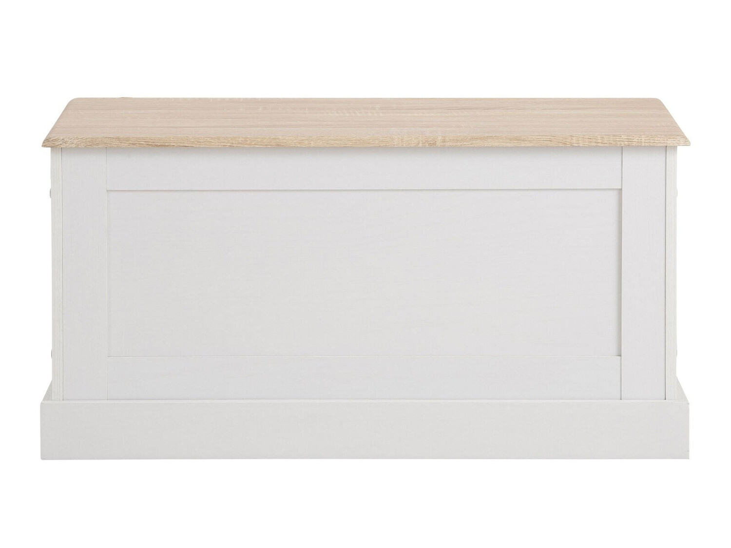 Kutija za pohranu Lirveri 104 (Bijela + Svijetli hrast)