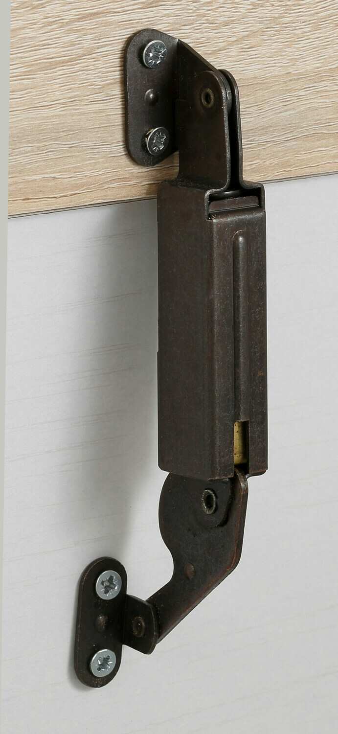 Kutija za pohranu Lirveri 104 (Bijela + Svijetli hrast)