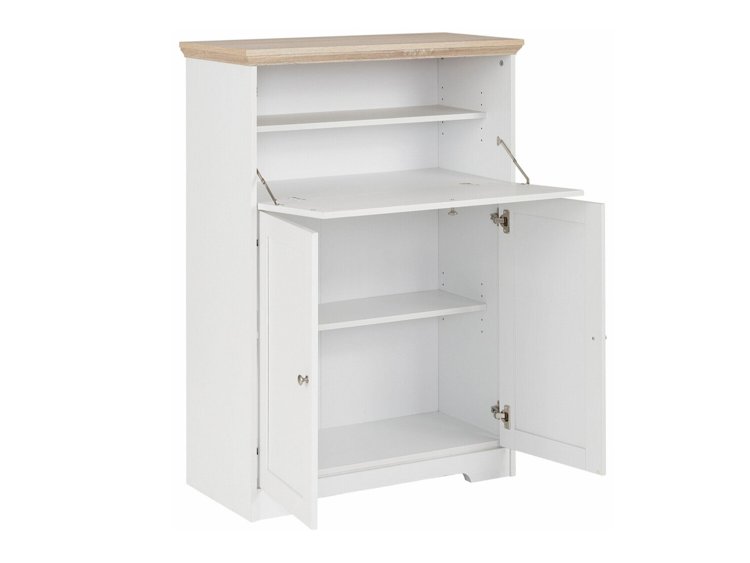 Ormarić Odemela 107 (Bijela + Svijetli hrast)