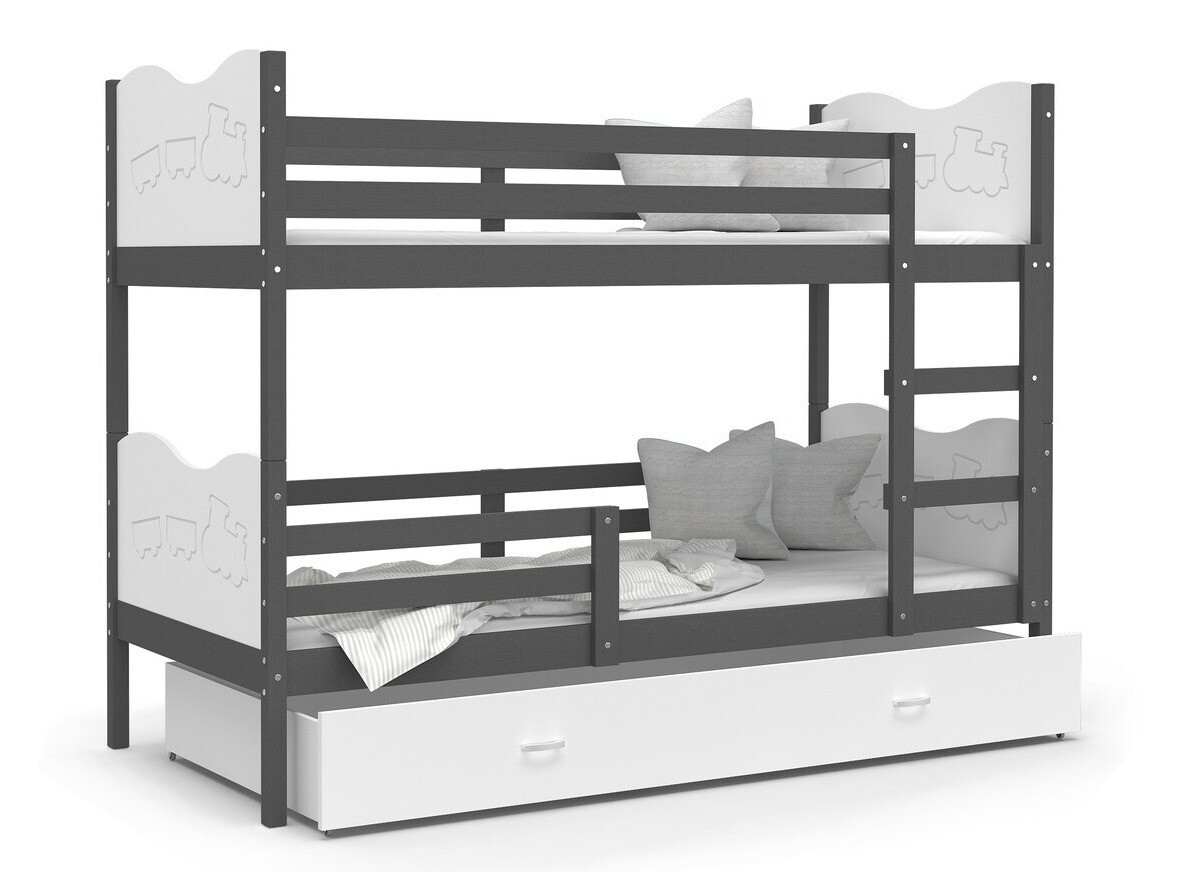 Krevet na kat Aurora 112 (Siva)