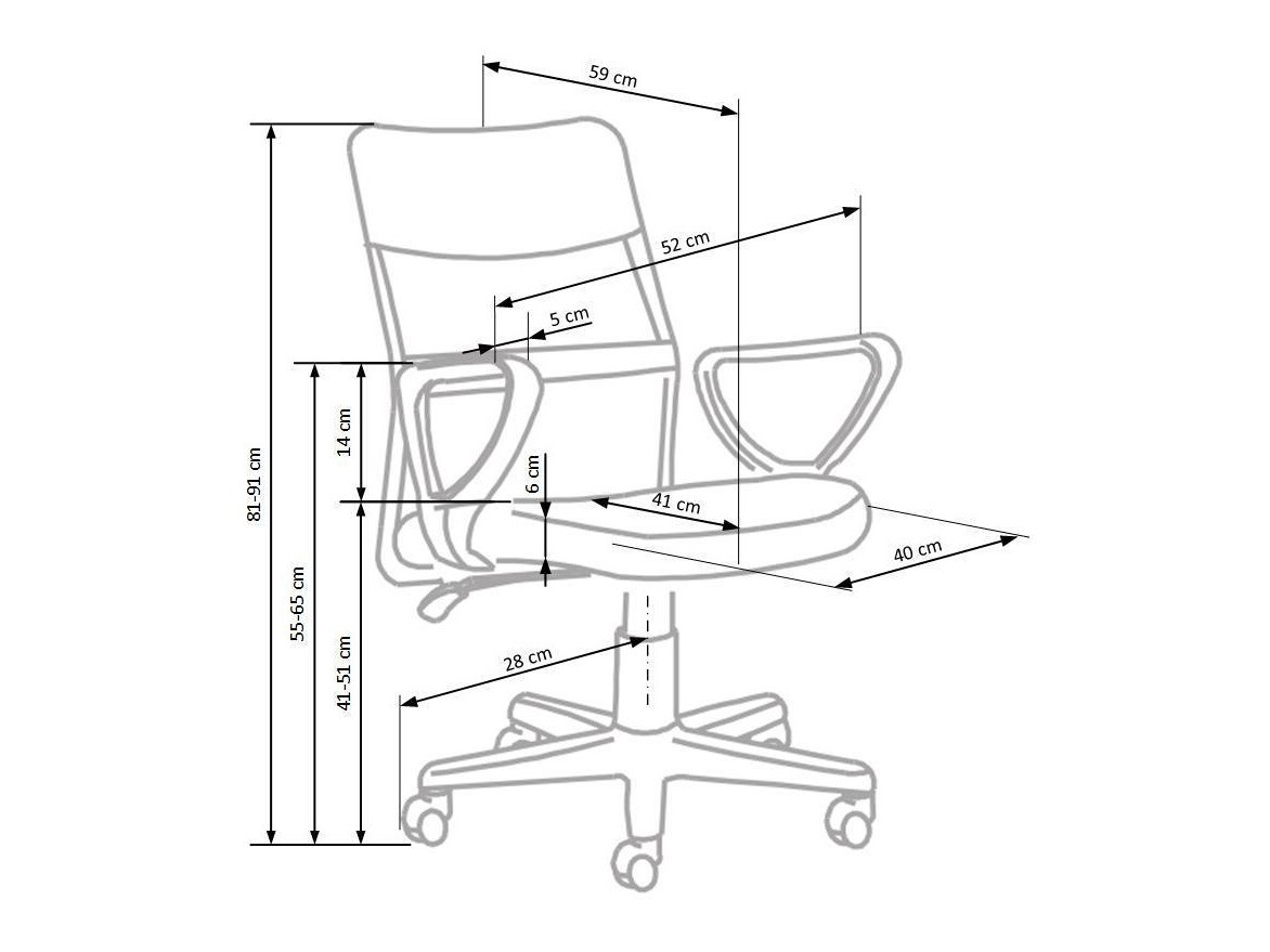 Dječja stolica Houston 397 (Siva)