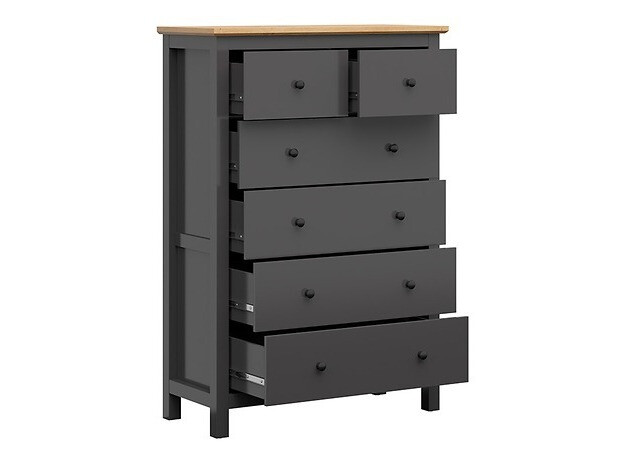 Komoda Sordoro 105 (Grafit + Hrast Artisan)