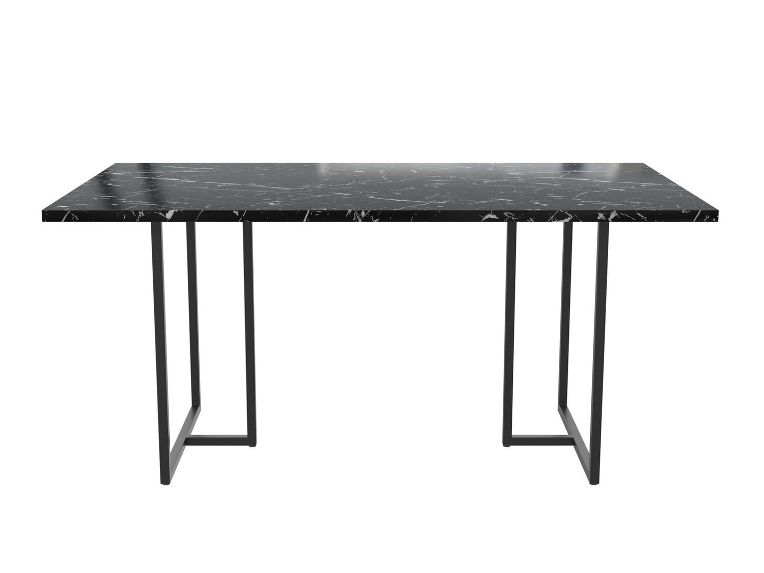 Stol CosmoLiving by Cosmopolitan 122 (Crna + Crni mramor)