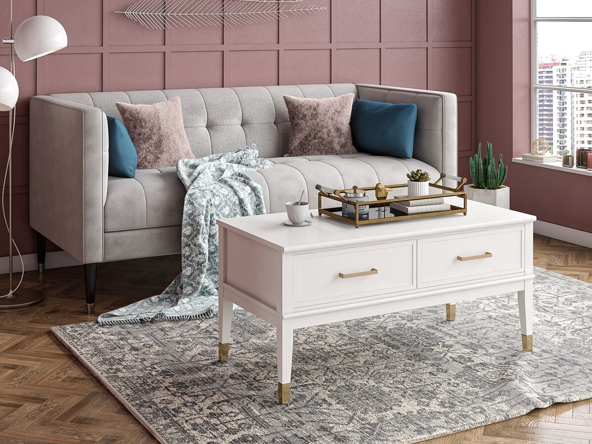 Sklopivi stolić za kavu CosmoLiving by Cosmopolitan Belromu 105 (Bijela)