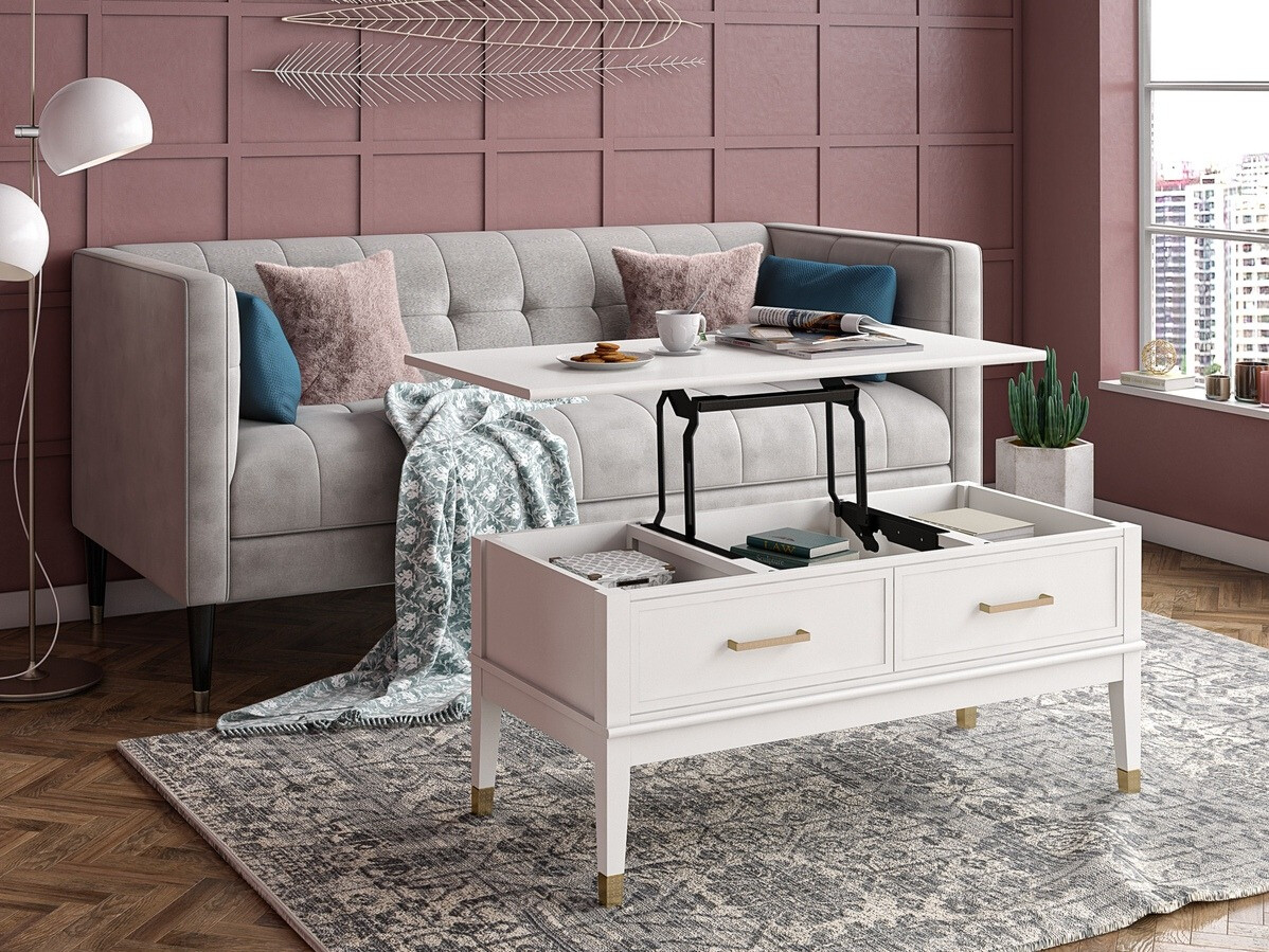 Sklopivi stolić za kavu CosmoLiving by Cosmopolitan Belromu 105 (Bijela)