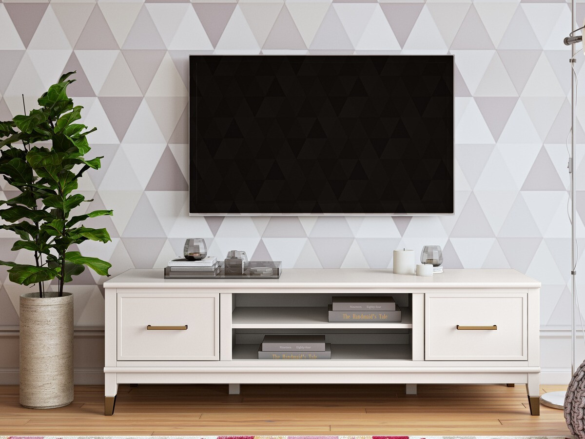 TV stol CosmoLiving by Cosmopolitan Belromu 103 (Bijela)