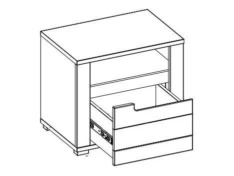 Noćni ormarić Sonrevo 115