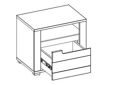 Noćni ormarić Sonrevo 115