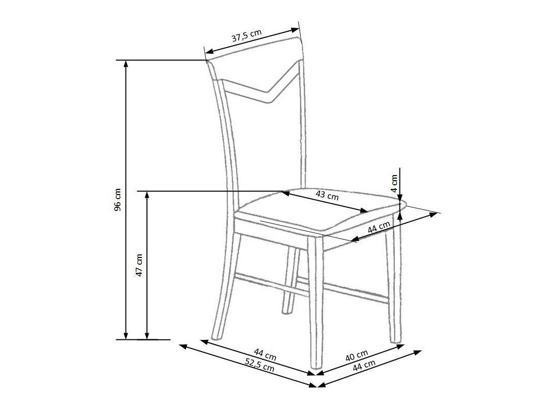 Stolica Houston 578 (Sonoma hrast + Siva)