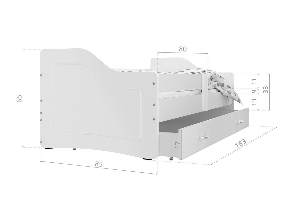 Krevet Aurora 137 (Plava)