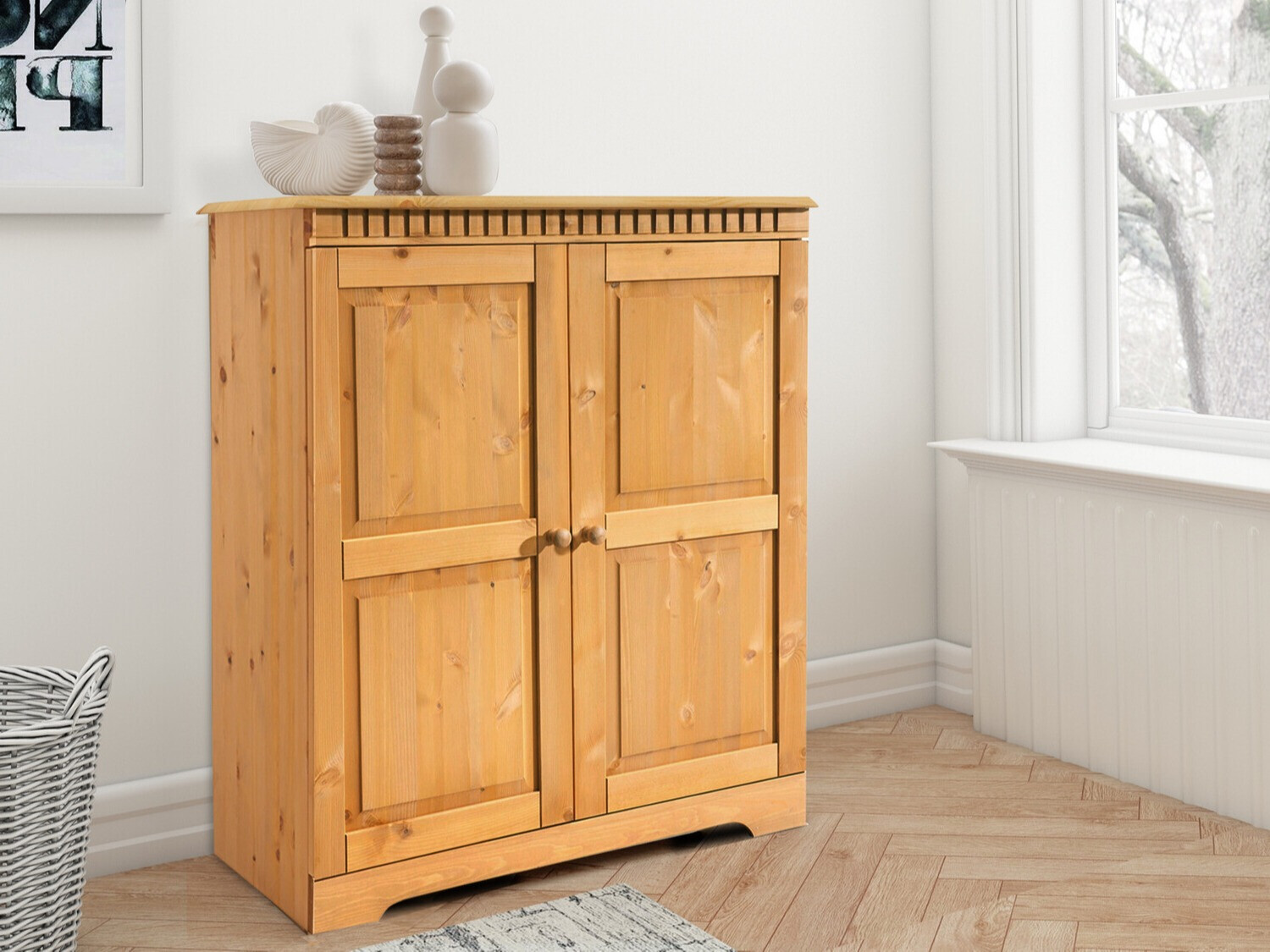 Ormarić Elbelba 107 (Svijetlo smeđa)