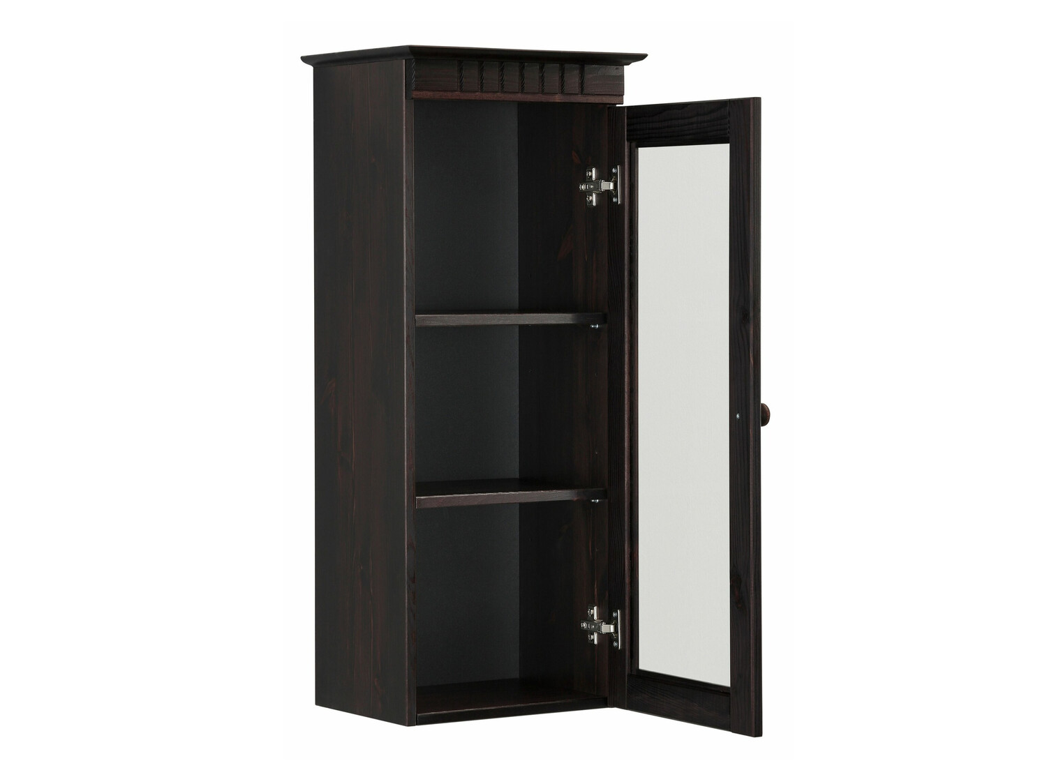 Zidna polica Elbelba 104 (Tamno smeđa)