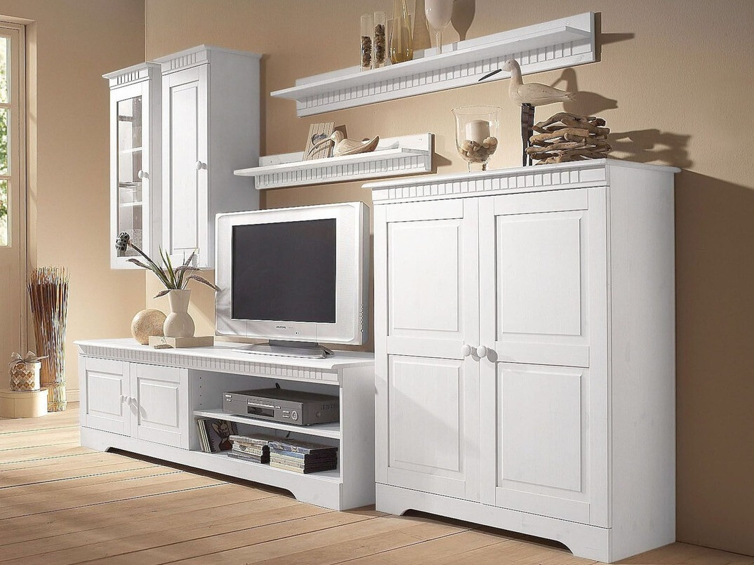 Zidna polica Elbelba 104 (Bijela)