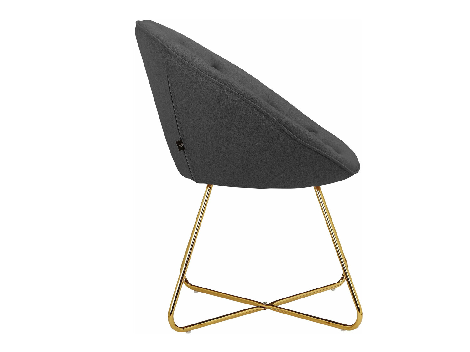 Fotelja Denton 416 (Antracit + Zlatna)