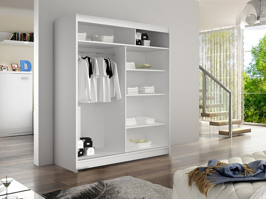 Ormar Closico Vastor V (Crna + Hrast Artisan)