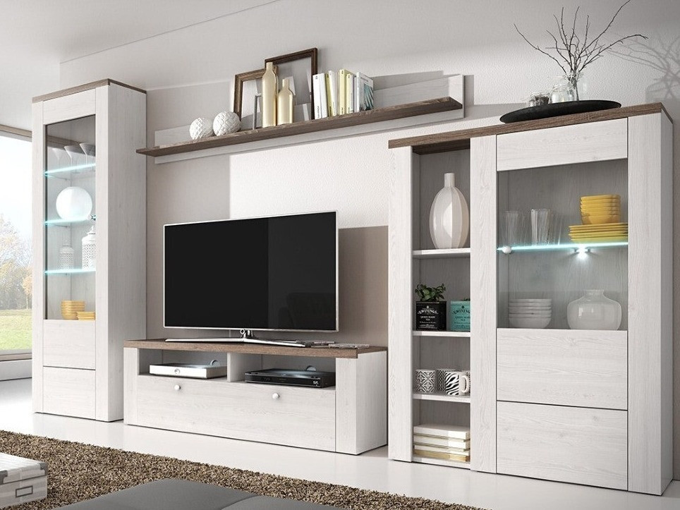 Zidna polica Salelbo 101 (Ariš Sibu + Tartuf hrast)