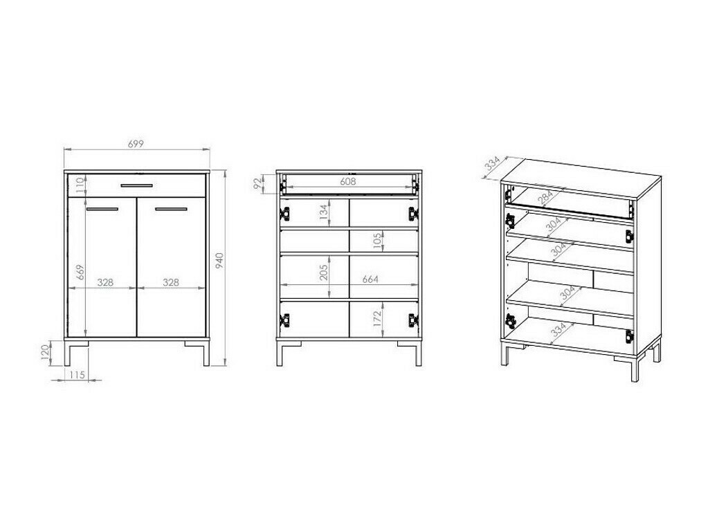Set za hodnik Larnolo 108