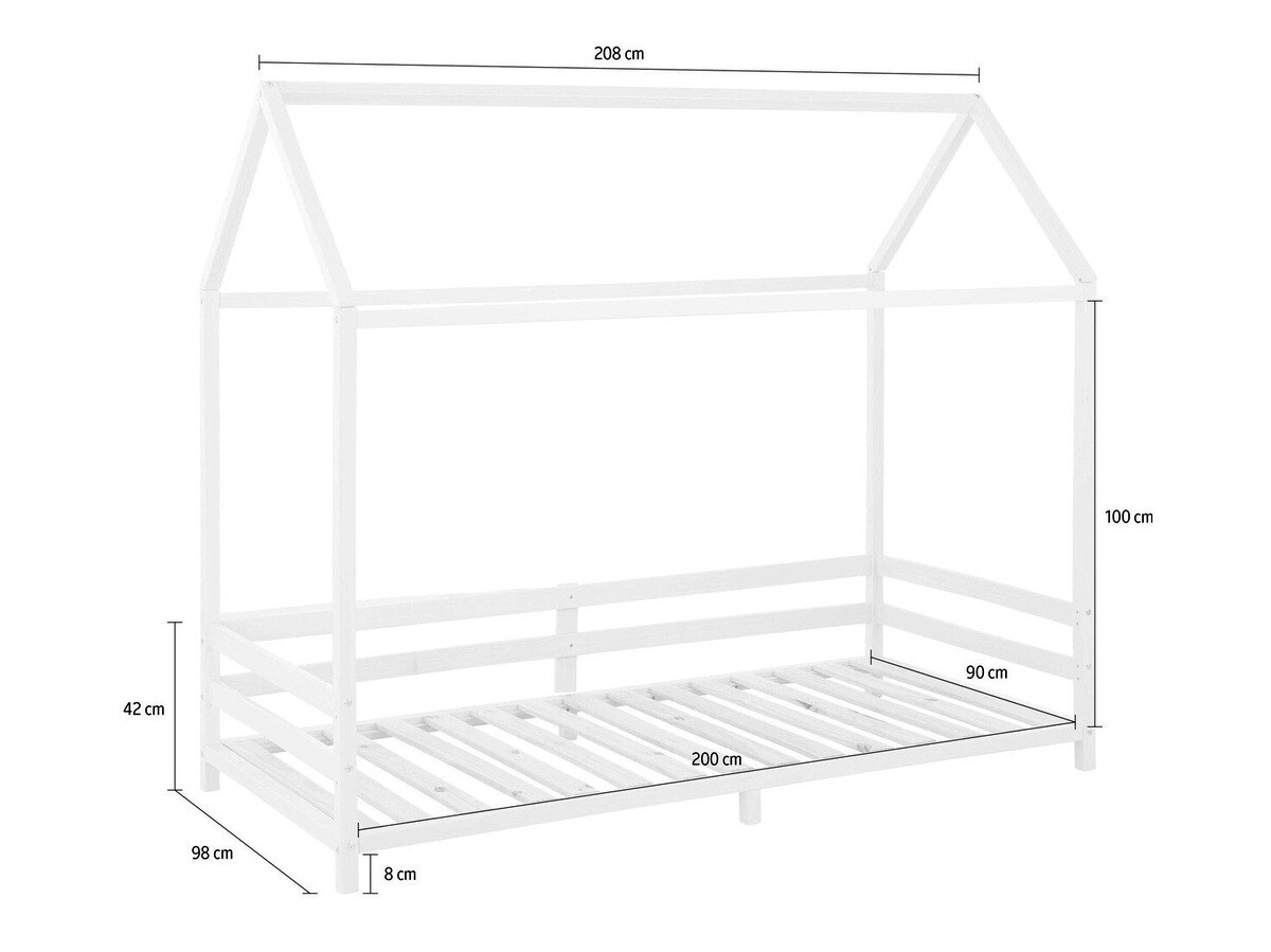 Krevet Denton 128 (Bijela)