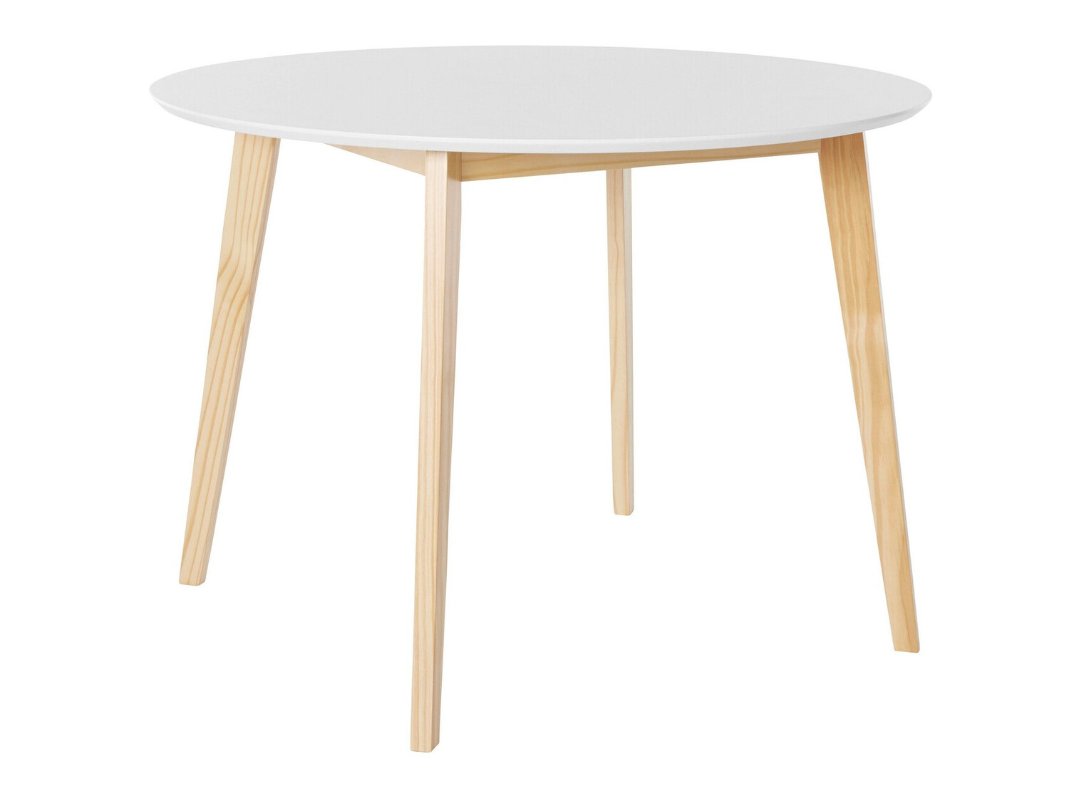 Stol Denton 585 (Bijela + Svijetlo smeđa)