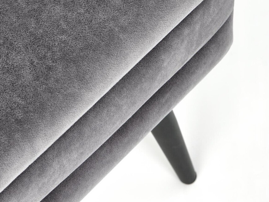 Tapecirana klupa Houston 1255 (Siva + Crna)