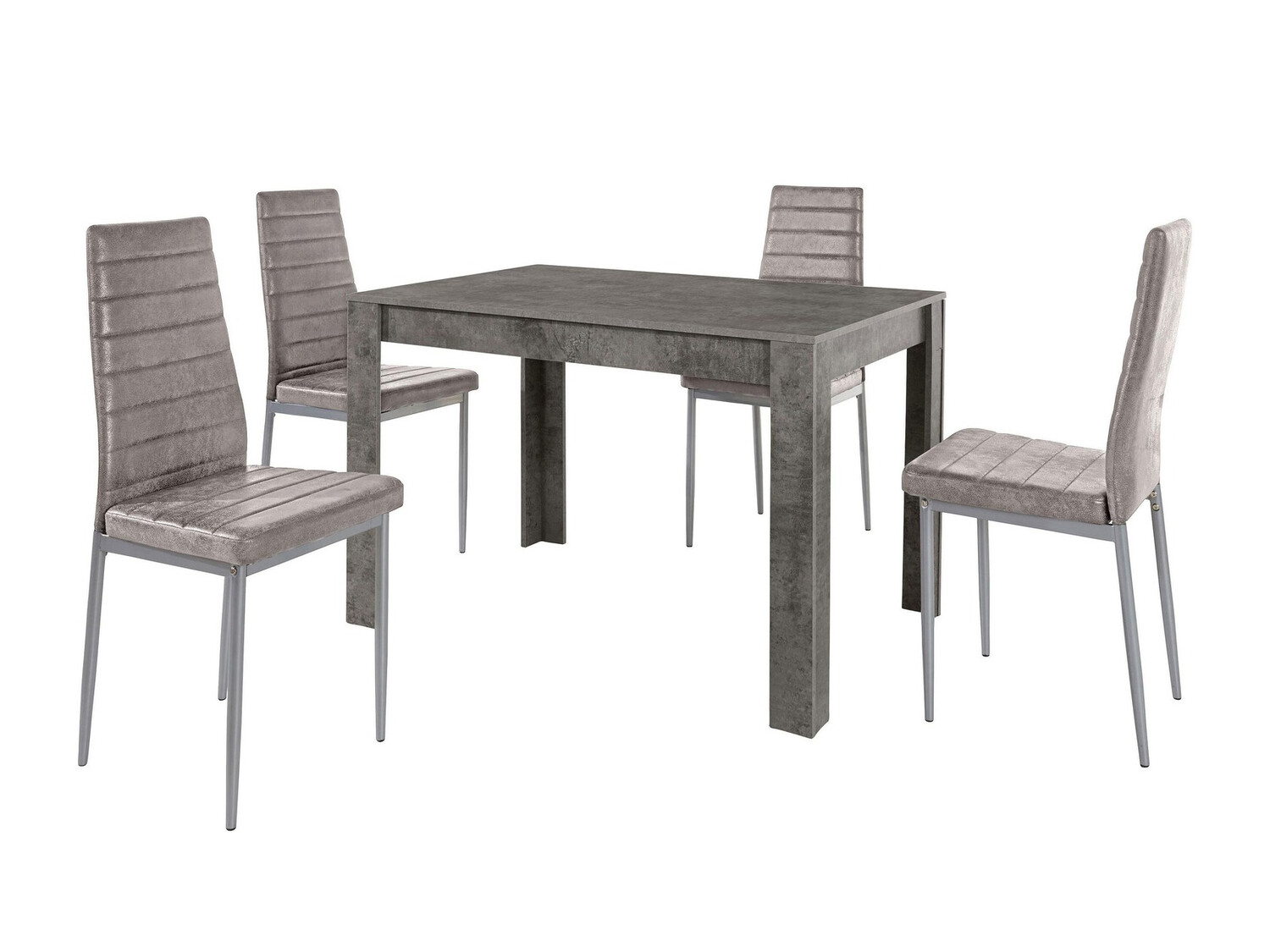 Blagovaonski set Denton 447 (Svijetlo siva)