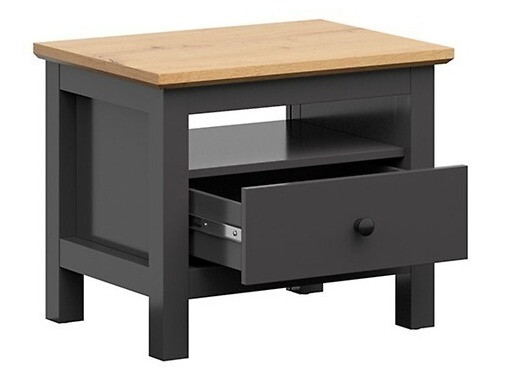 Set za spavaću sobu Sordoro 123 (Grafit + Hrast Artisan)