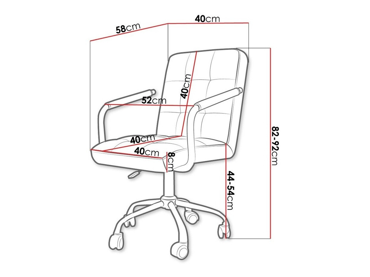 Uredska stolica Comfivo Hilaritas I (Crna)
