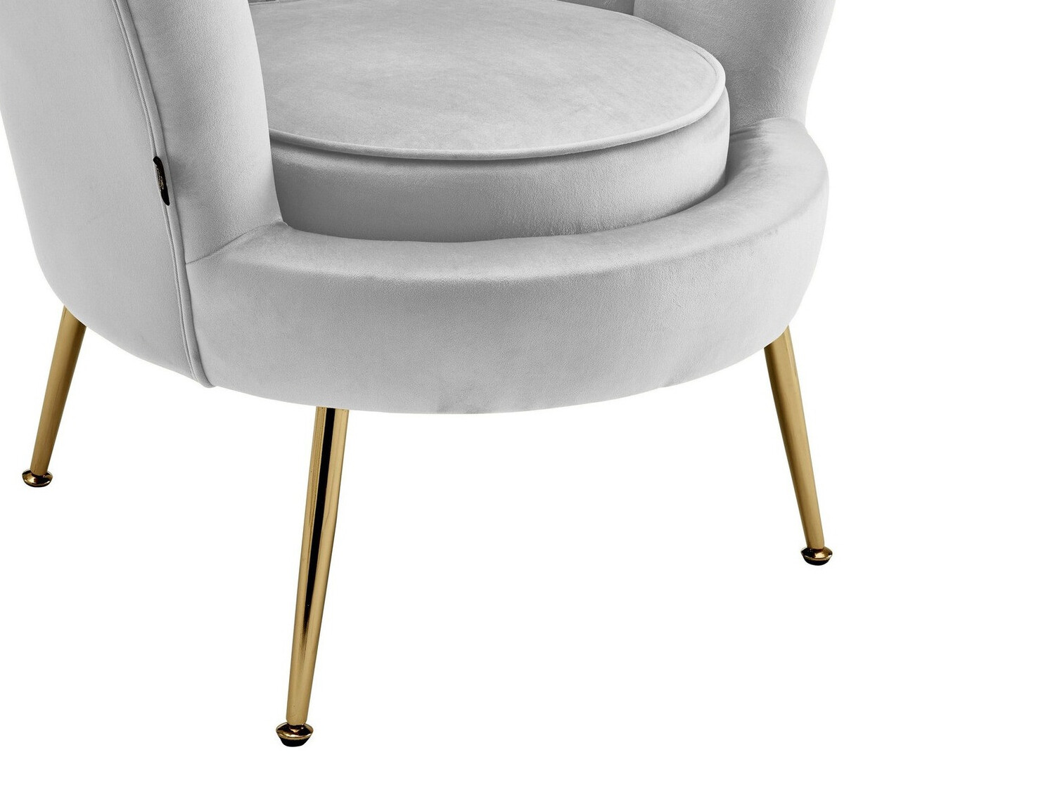 Fotelja Denton 227 (Siva + Zlatna)