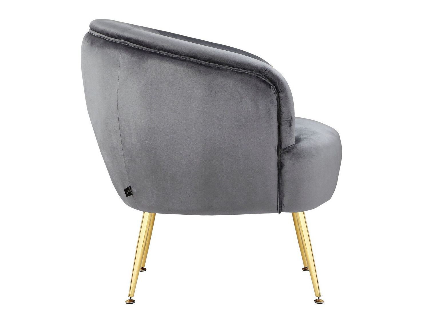 Fotelja Denton 232 (Siva + Zlatna)