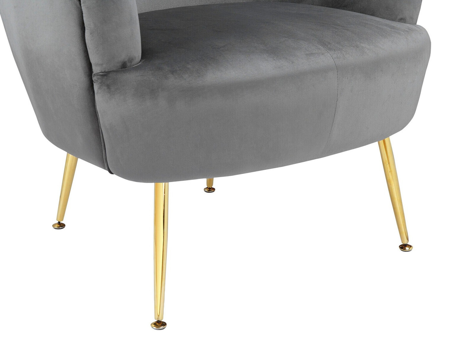 Fotelja Denton 232 (Siva + Zlatna)