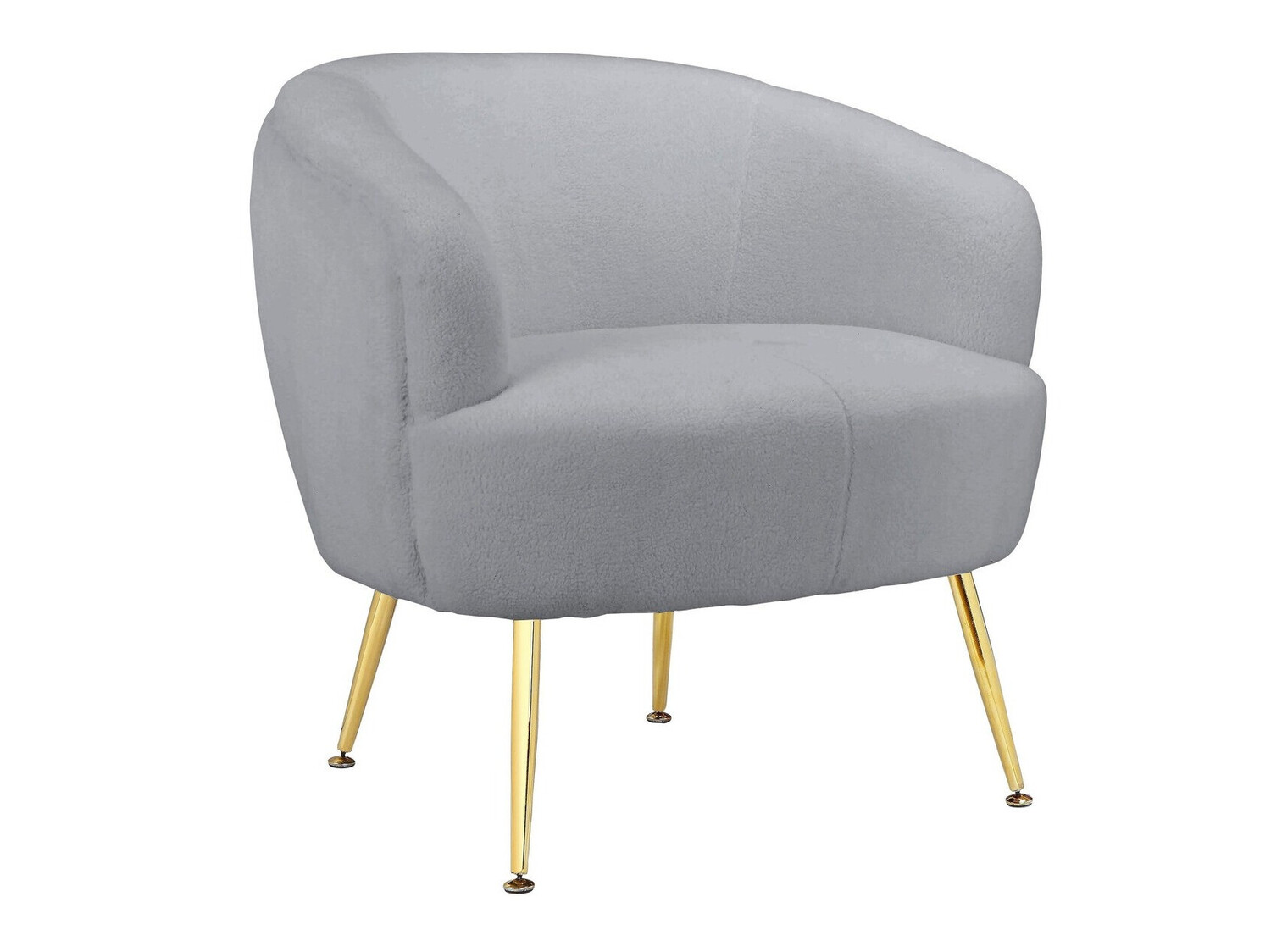 Fotelja Denton 233 (Siva + Zlatna)