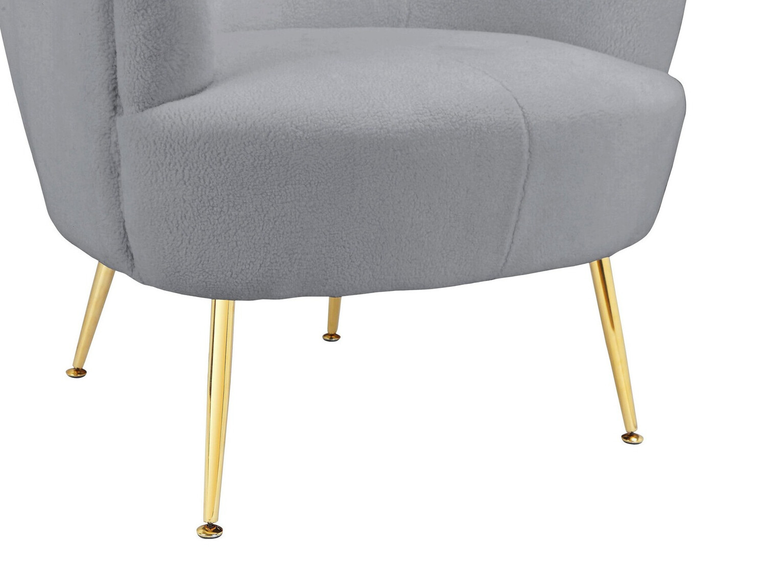 Fotelja Denton 233 (Siva + Zlatna)
