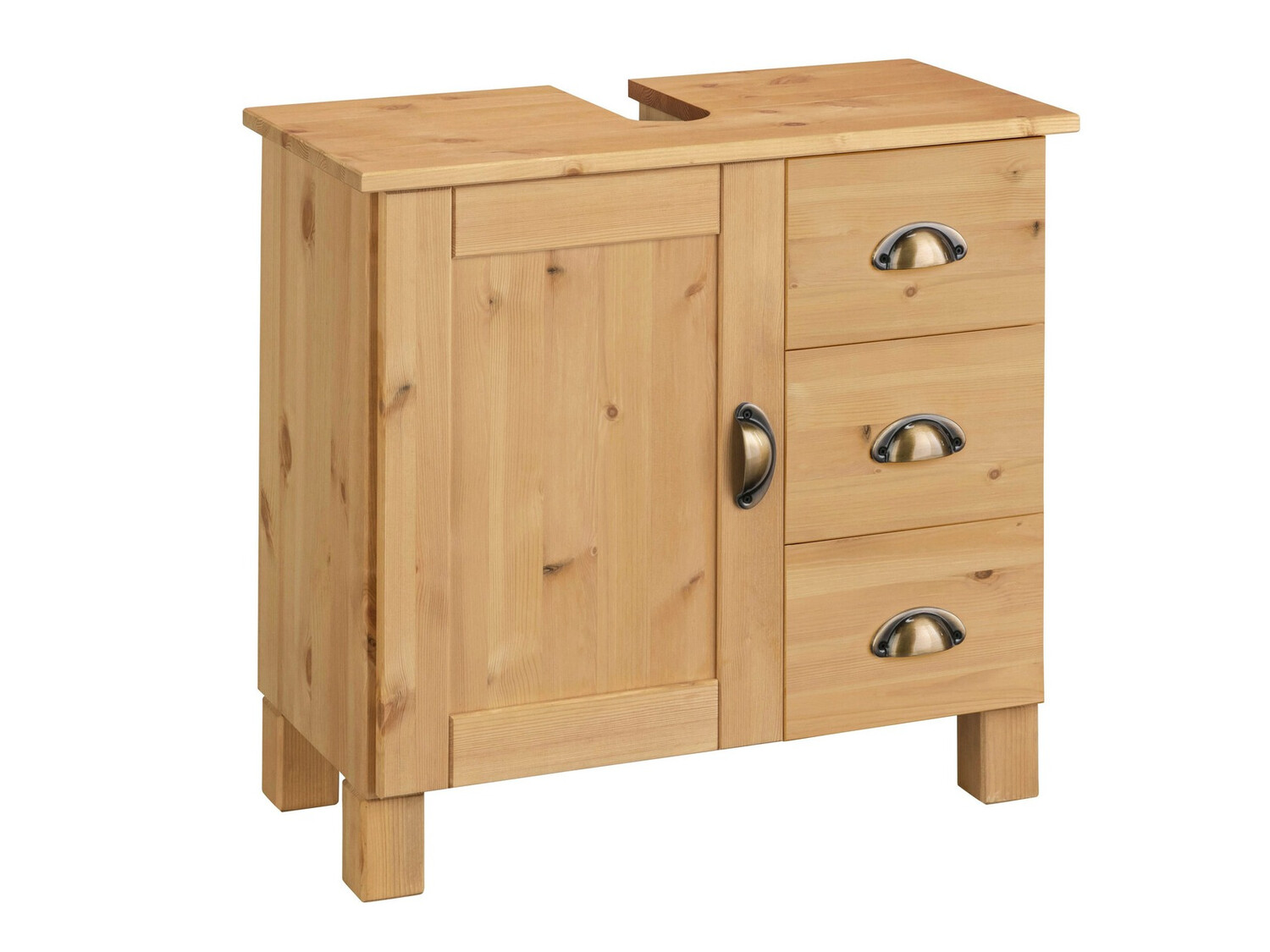 Samostojeći kupaonski ormarić za umivaonik Serelbu 101 (Bor)