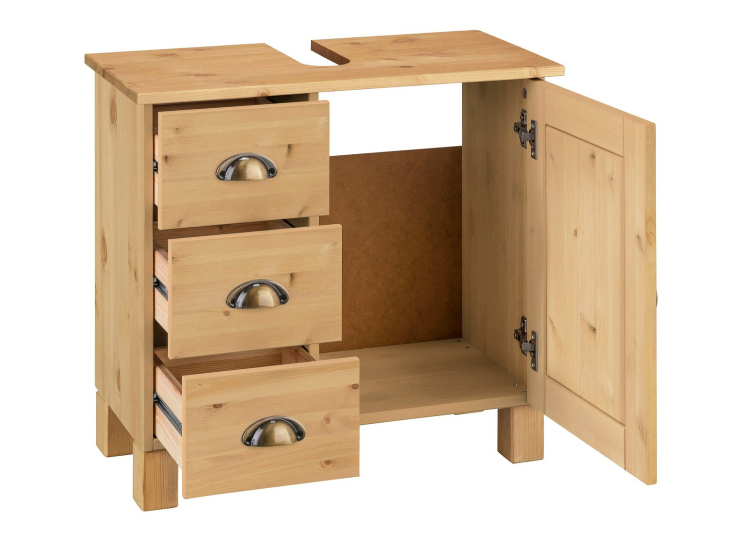 Samostojeći kupaonski ormarić za umivaonik Serelbu 101 (Bor)