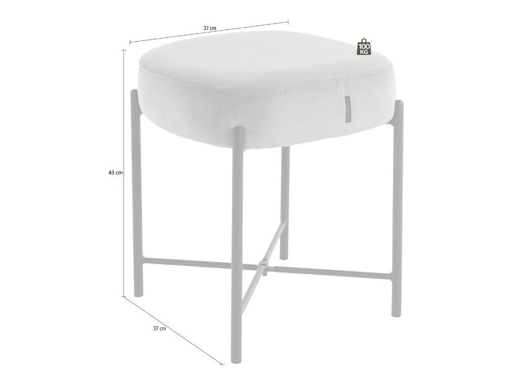 Tabure Denton 225 (Plava + Crna)