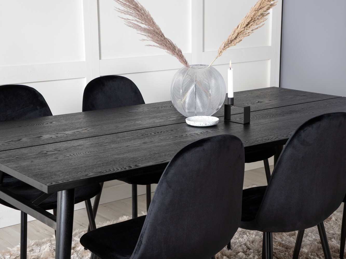 Blagovaonski set Dallas 1786 (Crna)