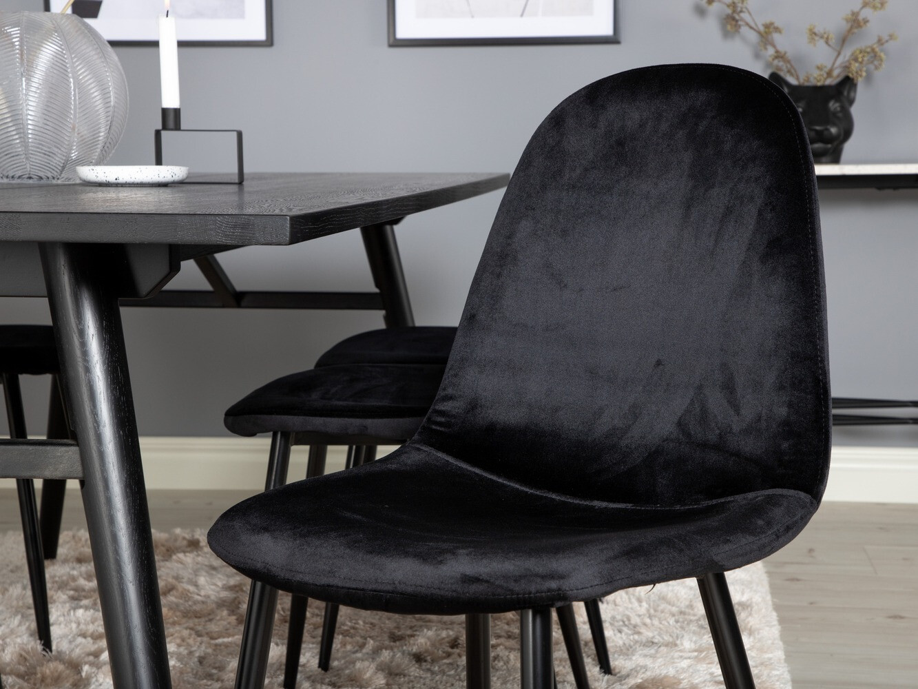 Blagovaonski set Dallas 1786 (Crna)