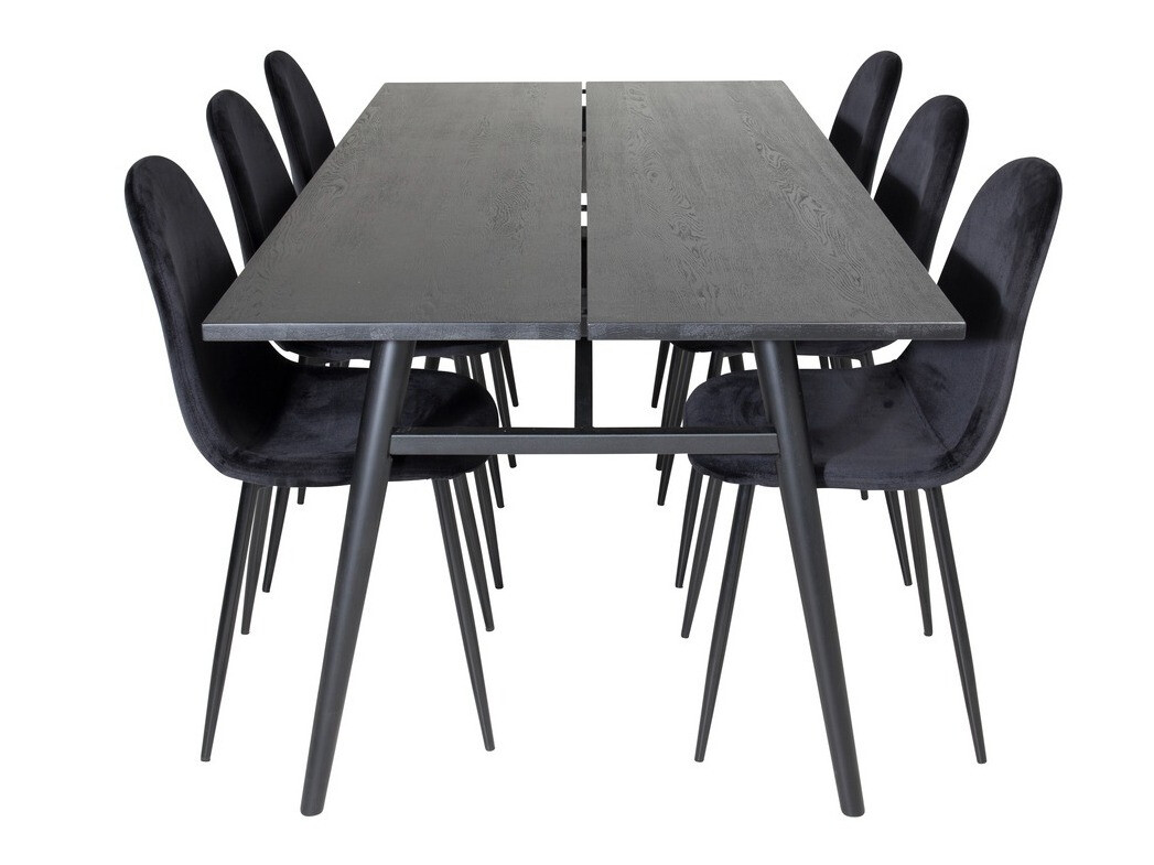 Blagovaonski set Dallas 1786 (Crna)