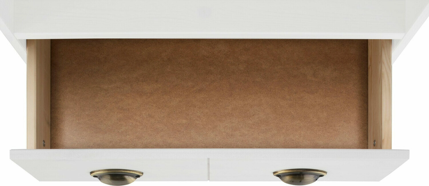 Samostojeći kupaonski ormarić Serelbu 105 (Bijela + Svijetlo smeđa)