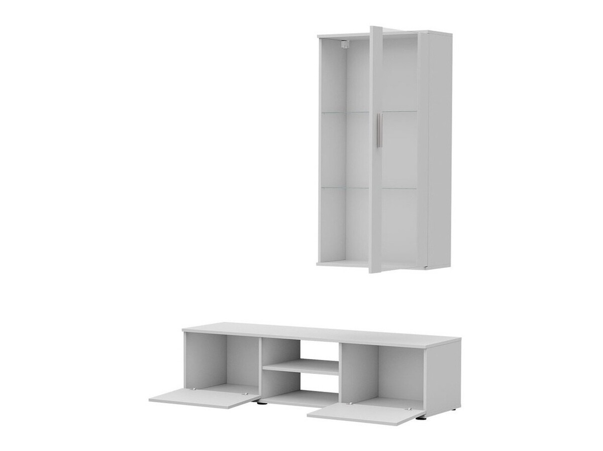 Set za dnevni boravak Tornola 113 (Bijela + Sjajno bijela)