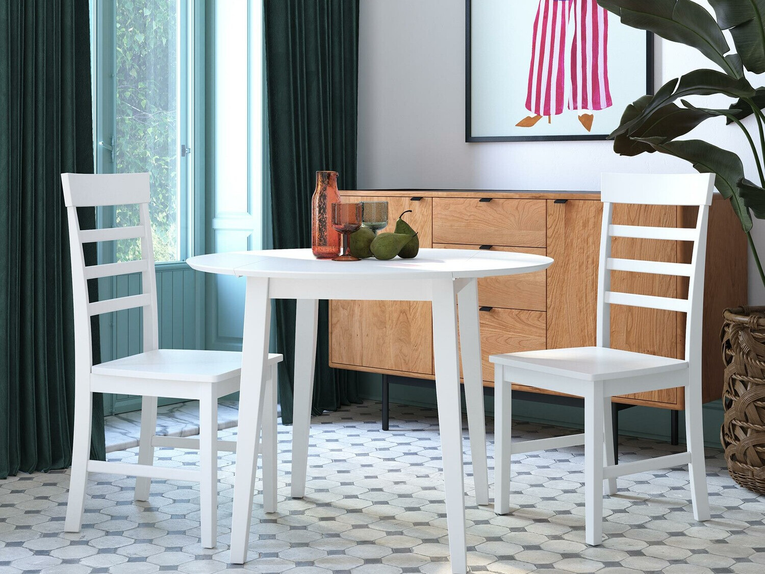 Blagovaonski set Novogratz 165 (Bijela)