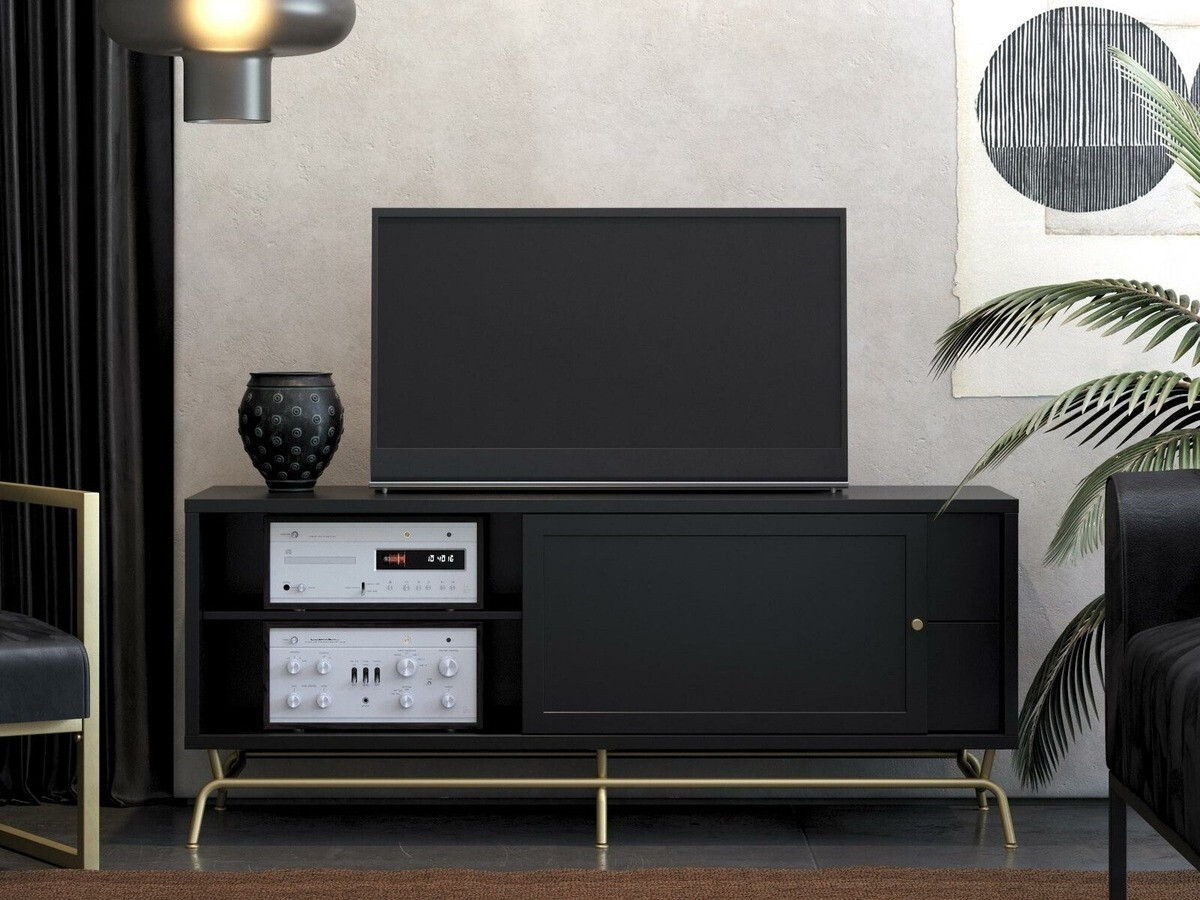 TV stol CosmoLiving by Cosmopolitan 106 (Crna)