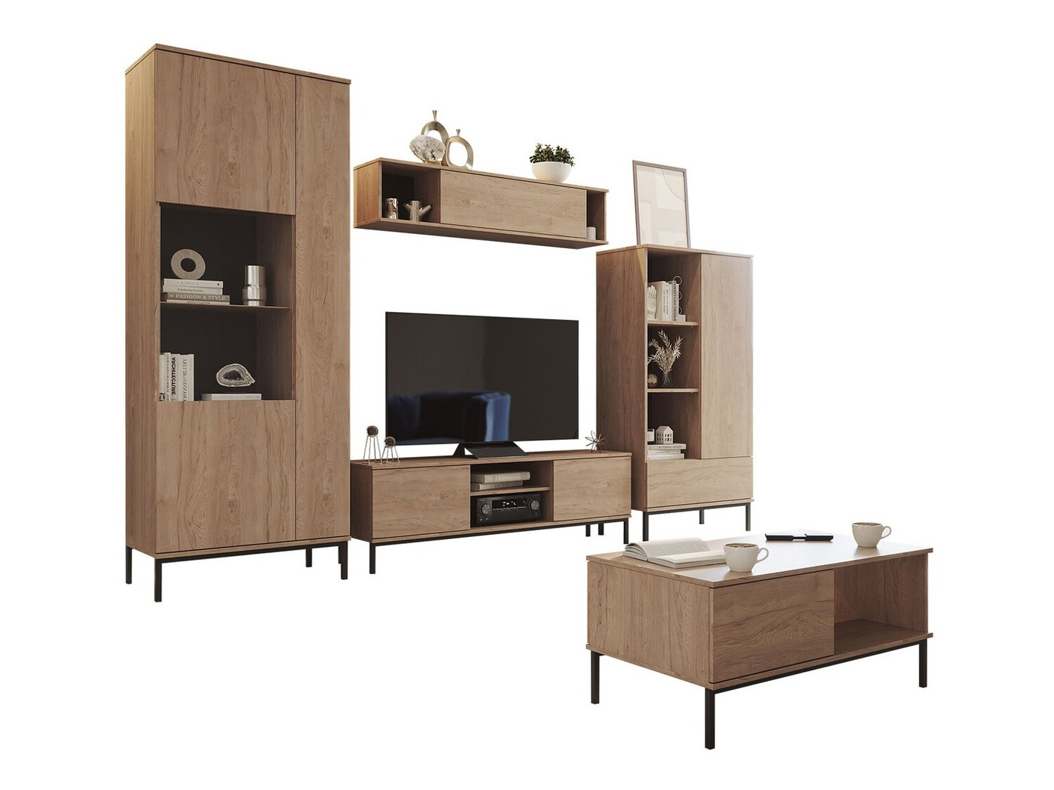 Dnevni boravak Lomsore 108 (Svijetlo drvo)