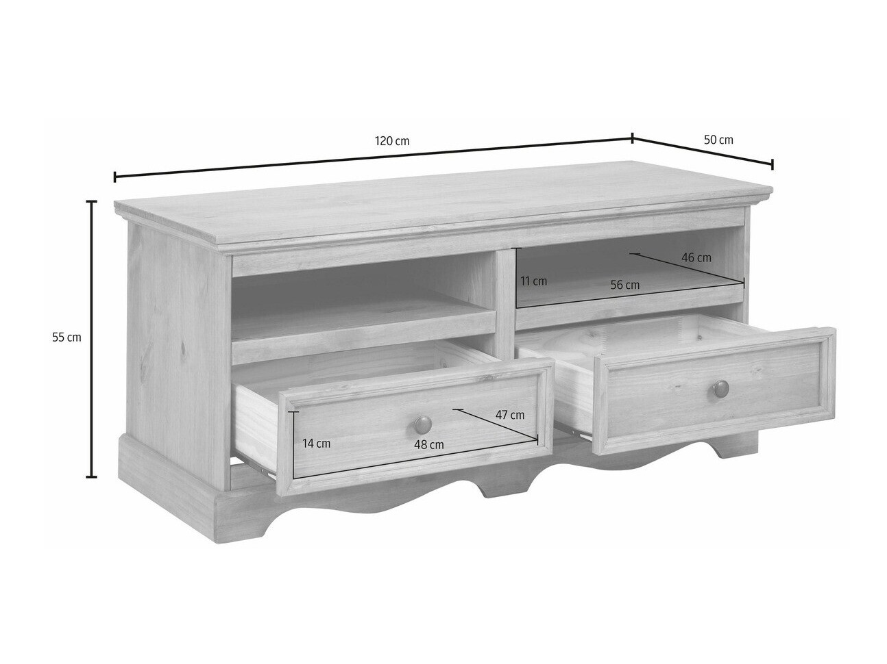 TV stol Fentivo 102 (Bor)