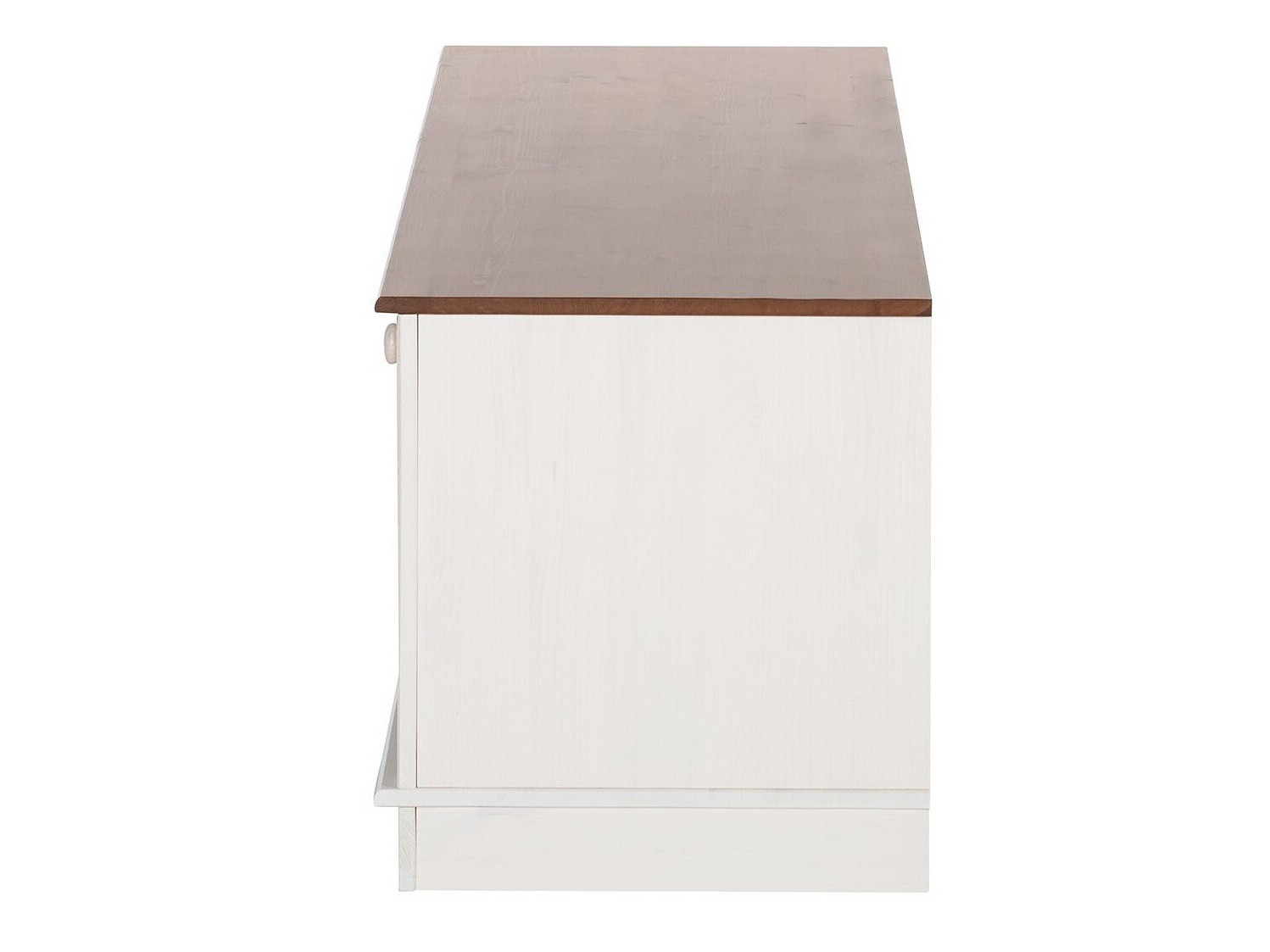 TV stol Saltoro 101 (Bijela + Hrast u boji meda)